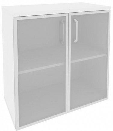 Шкаф низкий широкий (2 низких фасада стекло в раме) Onix O.ST-3.2R