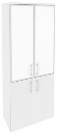 Шкаф высокий широкий Onix Direct O.ST-1.2R white/black
