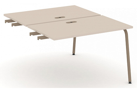 Двойной стол приставка к опорным элементам 118x150 см Estetica ES.D.SPR-2-LK
