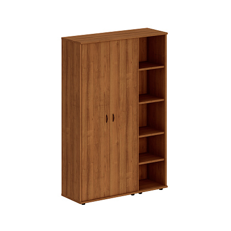 Шкаф комбинированный высокий (закрытый + стеллаж узкий) Престиж Исп.37