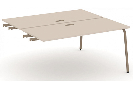 Двойной стол приставка к опорным элементам 158x150 см Estetica ES.D.SPR-4-LK