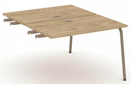 Двойной стол приставка к опорным элементам 118x150 см Estetica ES.D.SPR-2-LK