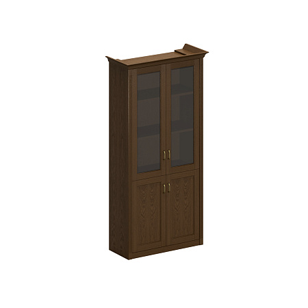 Шкаф для документов высокий со стеклянными дверями Perseo ПС 331 ДМ