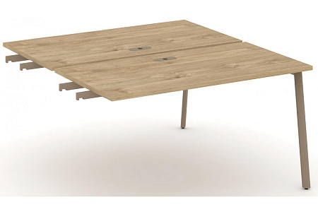Двойной стол приставка к опорным элементам 138x150 см Estetica ES.D.SPR-3-LP