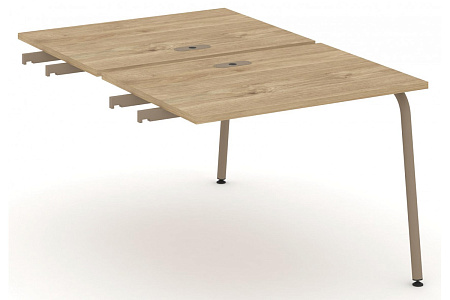 Двойной стол приставка к опорным элементам 98x150 см Estetica ES.D.SPR-1-LK