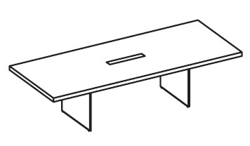Стол переговорный прямоугольный Element ATE 30247