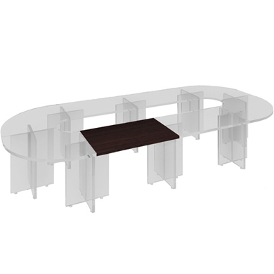 картинка Столешница 120 см стола для переговоров Форум С-ФР-1.4.8