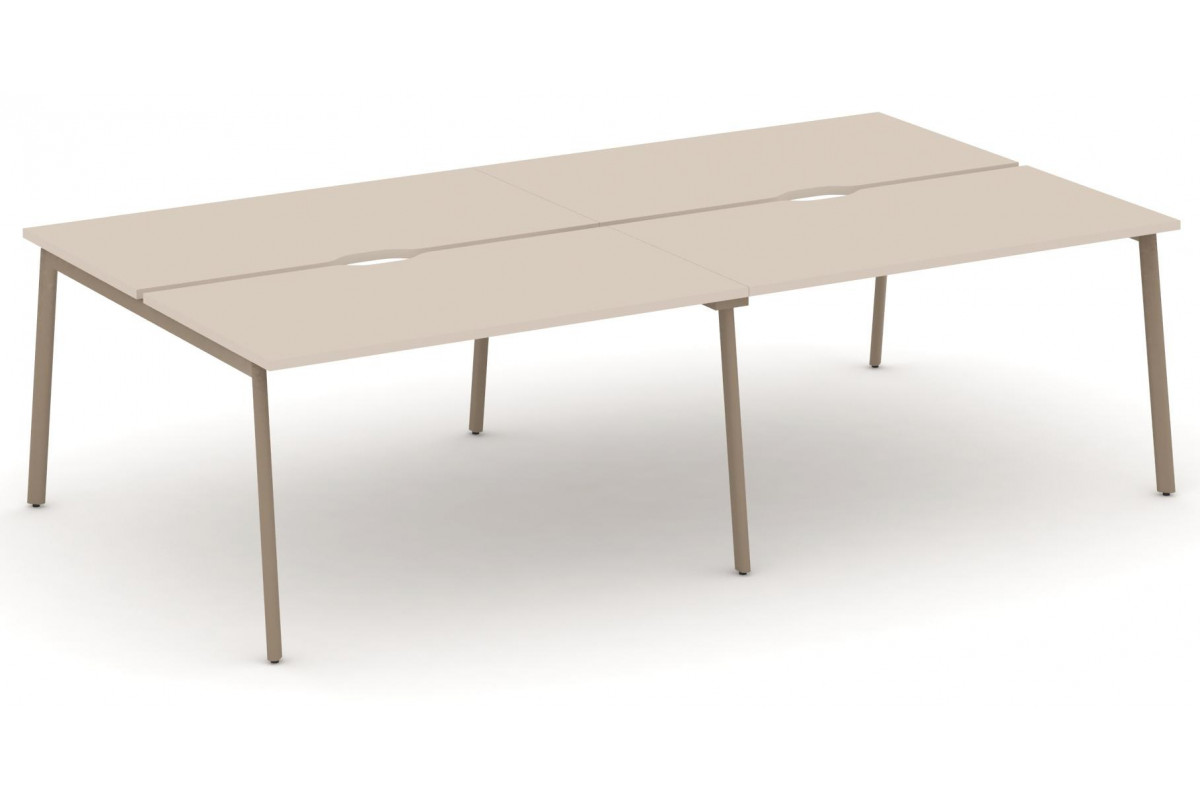 Рабочая станция на 4 места 276x150 см Estetica ES.D.RS-4.3-VP