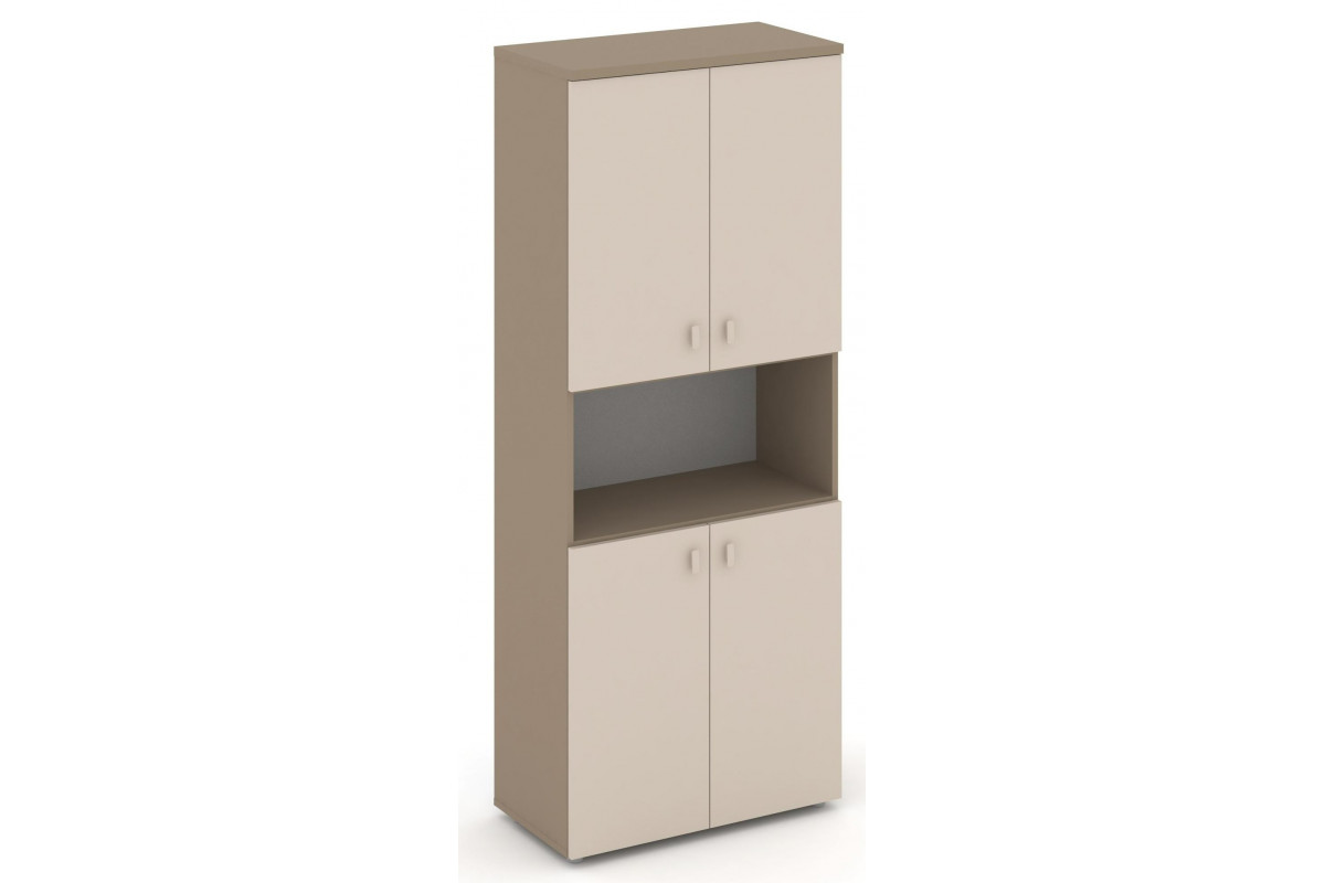 Шкаф высокий широкий (4 низких фасада ЛДСП) Estetica ES.ST-1.5