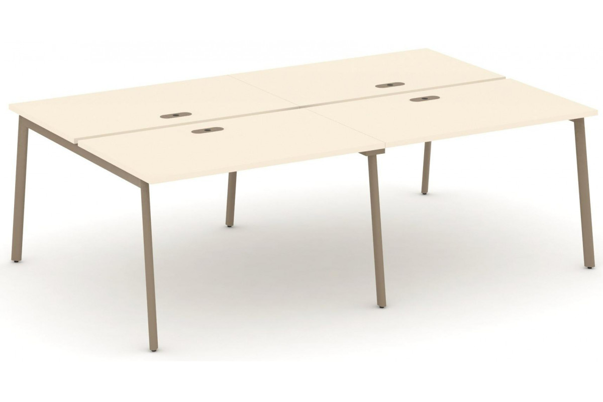 Рабочая станция на 4 места 236x150 см Estetica ES.D.RS-4.2.LP