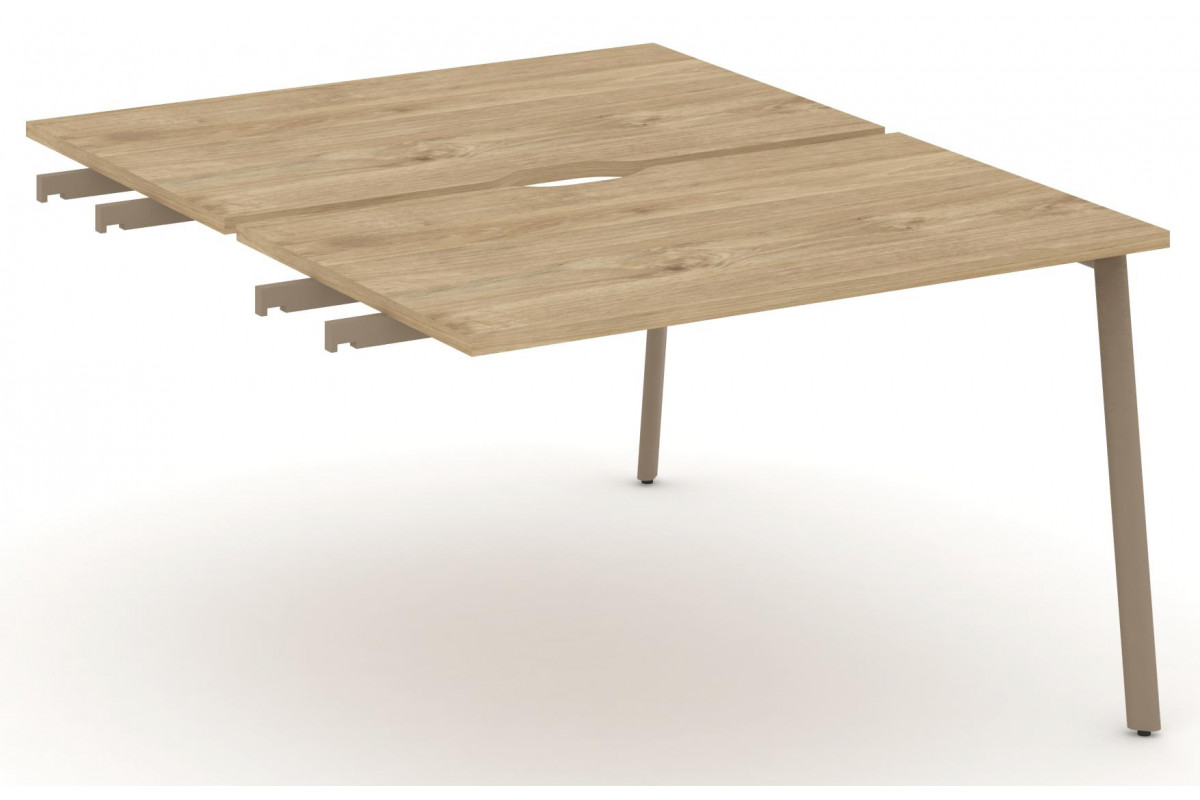 Двойной стол приставка к опорным элементам 118x150 см Estetica ES.D.SPR-2-VP