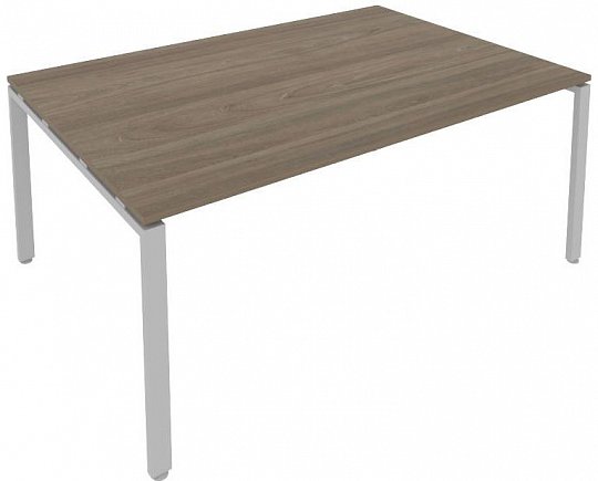 картинка Переговорный стол (1 столешница) на П-образном м/к 180x123 см Metal System Quattro 5*5 50БП.ПРГ-1.5