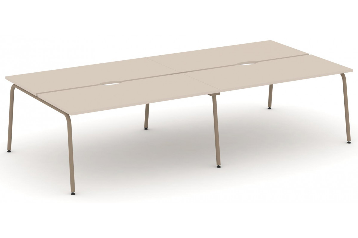 Рабочая станция на 4 места 316x150 см Estetica ES.D.RS-4.4-VK