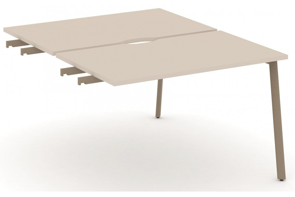 Двойной стол приставка к опорным элементам 118x150 см Estetica ES.D.SPR-2-VP