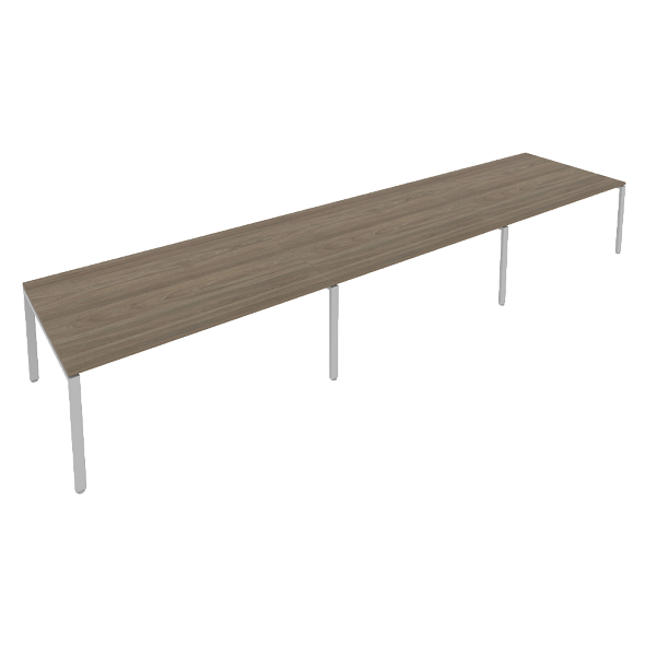 картинка Переговорный стол (3 столешницы) на П-образном м/к 550x123 см Metal System Quattro 5*5 50БП.ПРГ-3.5