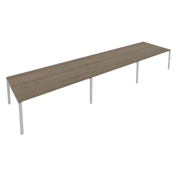 картинка Переговорный стол (3 столешницы) на П-образном м/к 540x123 см Metal System Quattro 4*4 40БП.ПРГ-3.5