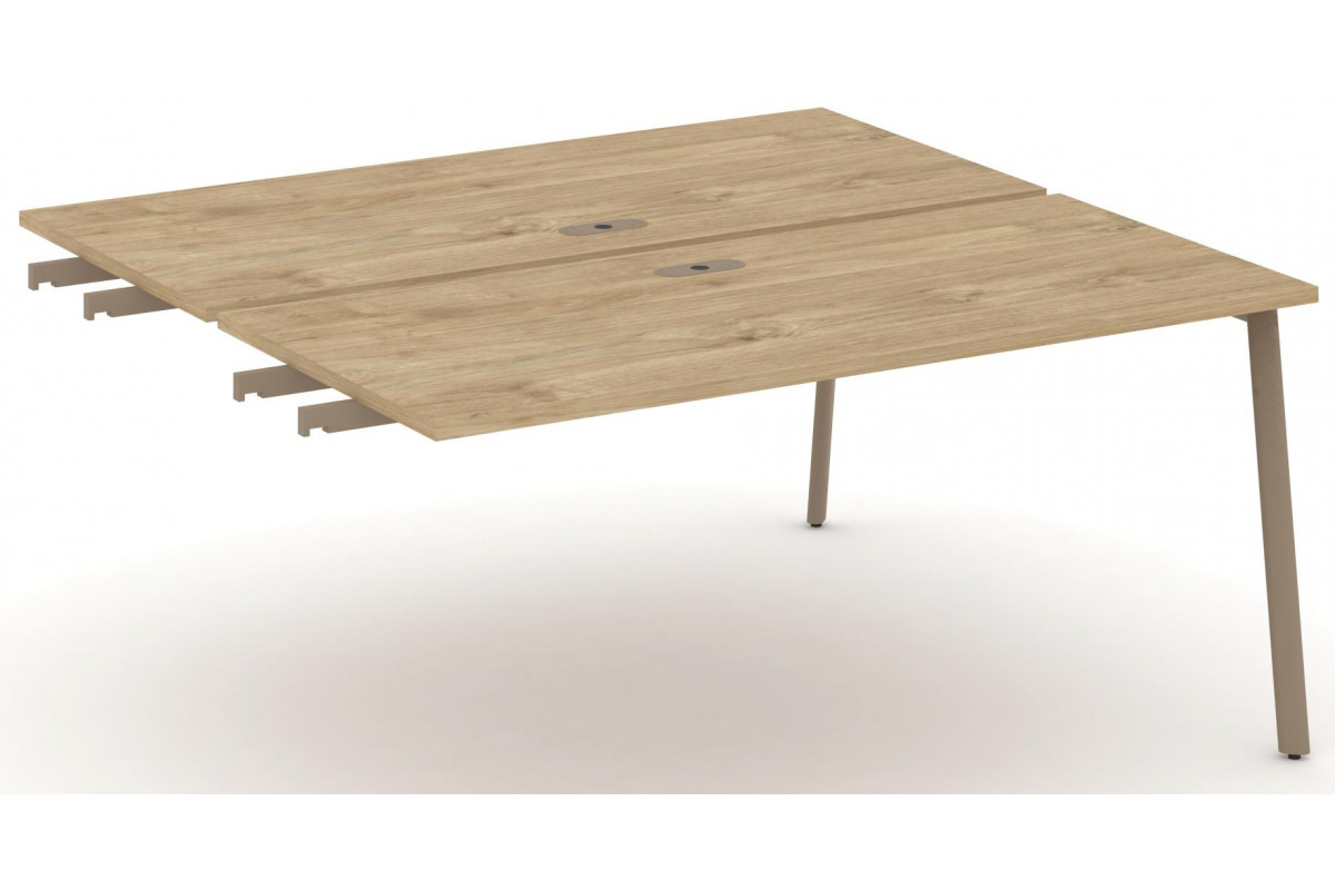 Двойной стол приставка к опорным элементам 158x150 см Estetica ES.D.SPR-4-LP