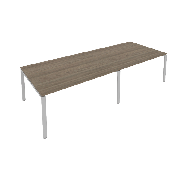 картинка Переговорный стол (2 столешницы) на П-образном м/к 320x123 см Metal System Quattro 4*4 40БП.ПРГ-2.4