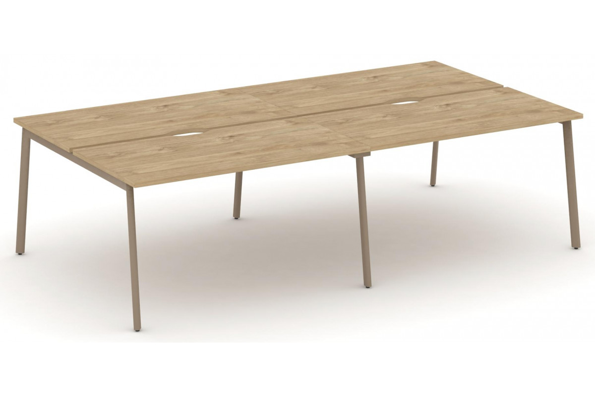 Рабочая станция на 4 места 276x150 см Estetica ES.D.RS-4.3-VP