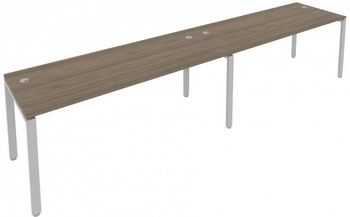 картинка Рабочая станция на 2 раб.места на П-образном м/к 360x72 см Metal System Quattro 4*4 40БП.СМ-2.5