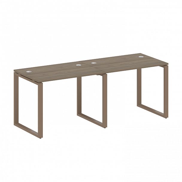 картинка Рабочая станция на 2 раб.места на О-образном м/к 320x72 см Metal System Quattro 4*4 40БО.СМ-2.4