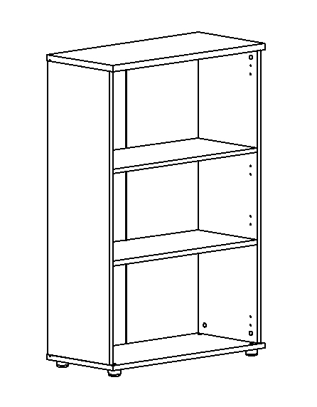 картинка Стеллаж средний Albero А4 360