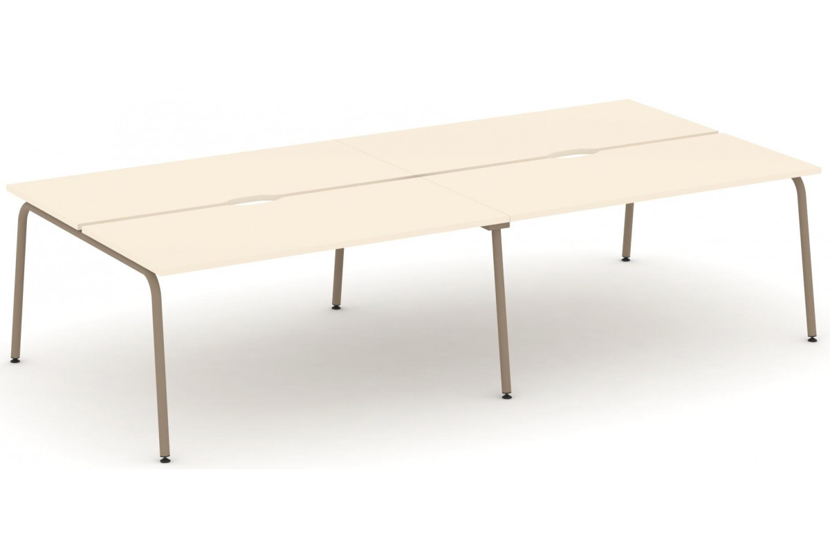 Рабочая станция на 4 места 316x150 см Estetica ES.D.RS-4.4-VK