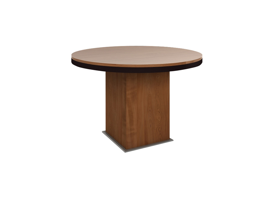 картинка Круглый переговорный стол на деревянной опоре Eko 7090