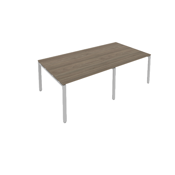 картинка Переговорный стол (2 столешницы) на П-образном м/к 240x123 см Metal System Quattro 4*4 40БП.ПРГ-2.2