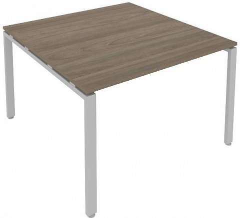 картинка Переговорный стол (1 столешница) на П-образном м/к 120x123 см Metal System Quattro 4*4 40БП.ПРГ-1.2