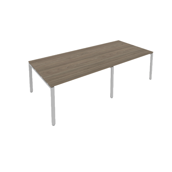 картинка Переговорный стол (2 столешницы) на П-образном м/к 280x123 см Metal System Quattro 4*4 40БП.ПРГ-2.3