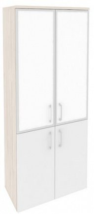 Шкаф высокий широкий Onix Direct O.ST-1.2R white/black