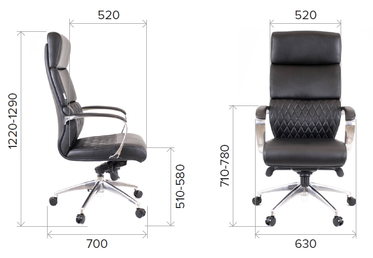 фото Кресло Everprof President Экокожа