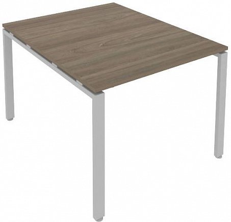 картинка Переговорный стол (1 столешница) на П-образном м/к 100x123 см Metal System Quattro 4*4 40БП.ПРГ-1.1