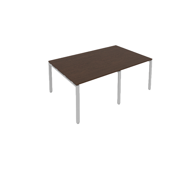 картинка Переговорный стол (2 столешницы) на П-образном м/к 200x123 см Metal System Quattro 4*4 40БП.ПРГ-2.1