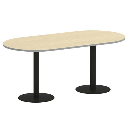Стол для переговоров овальный Riva А.СПРГ-3 1800*900*750