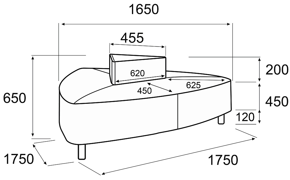 картинка Диван 6-ти местный МП Д6