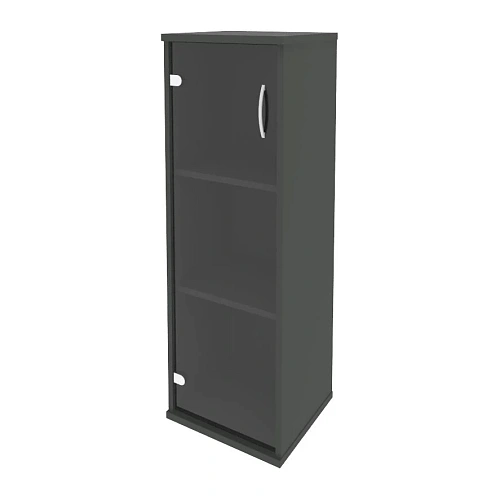 Шкаф узкий средний закрытый со стеклом левый Рива (RIVA) А.СУ-2.4 Л