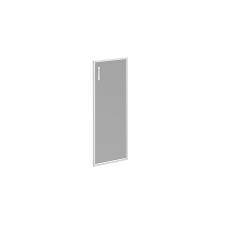 Дверь стеклянная правая тонированная в алюминиевой раме Борн В 522R ХР