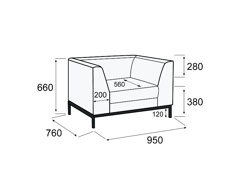 картинка Кресло Омега Стил Кр