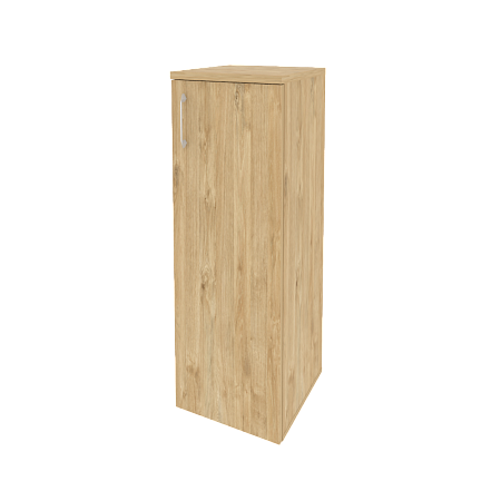 Шкаф офисный средний узкий правый (1 средний фасад ЛДСП) Оникс (ONIX) O.SU-2.3(R)