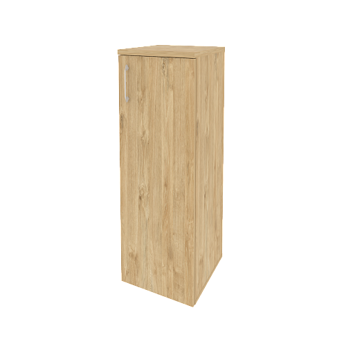 Шкаф офисный средний узкий правый (1 средний фасад ЛДСП) Оникс (ONIX) O.SU-2.3(R)