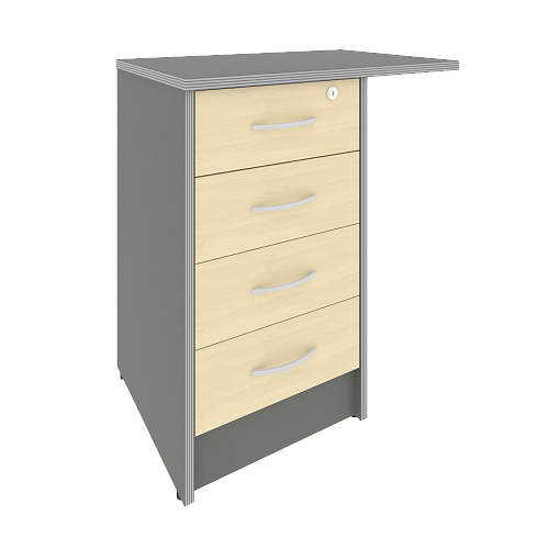 Тумба приставная универсальная Riva А.ТП-4.3F-S