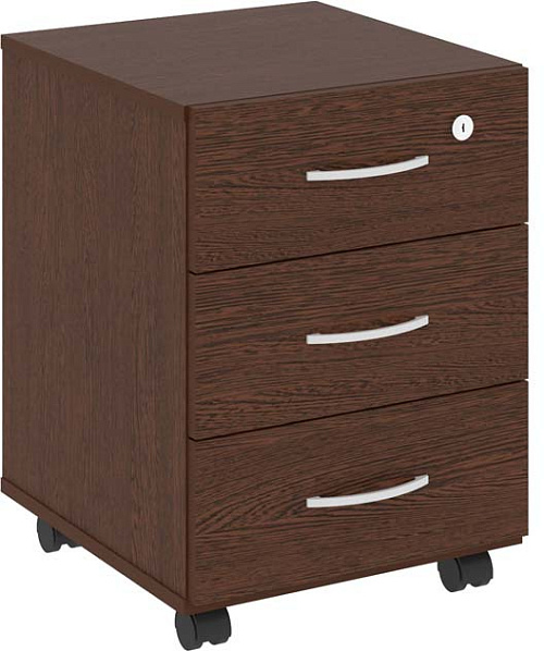 Тумба подкатная 3 ящика с замком Nova S В.ТМ-3