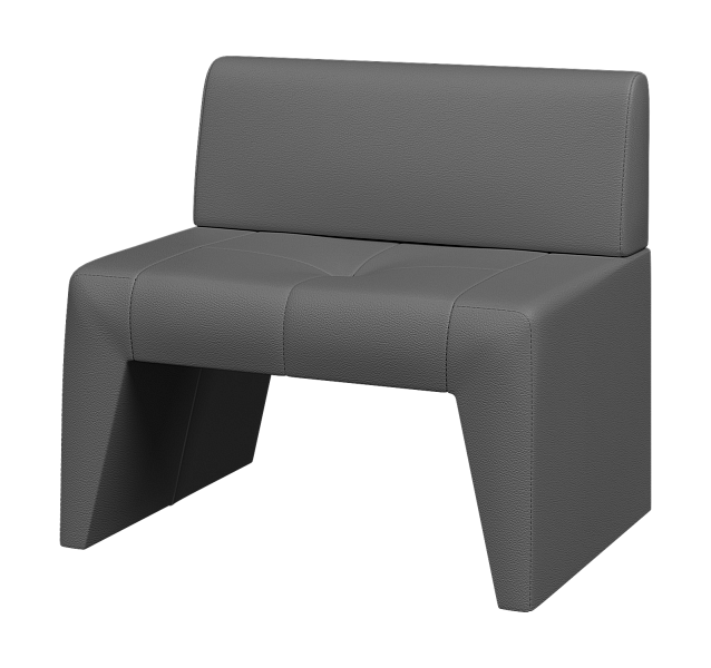 картинка Офисный диван малый Кит Kiт1 (Искусственная кожа)