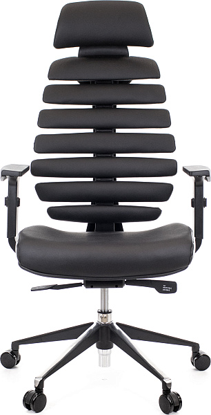 фото Кресло Everprof Ergo Black Кожа Черный