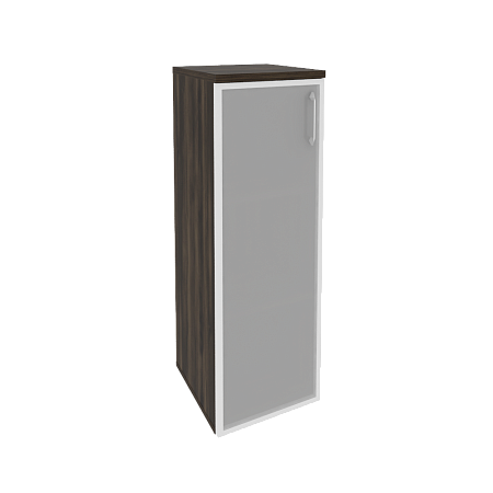 Шкаф средний узкий левый (1 средний фасад стекло в раме) Оникс (ONIX) O.SU-2.4R(L)