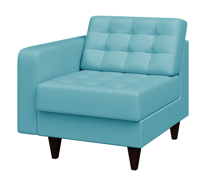 фото Секция 1-местная с правым подлокотником Космо Kos1R