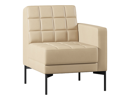 Модуль Everprof Delta с подлокотником одноместный левый Металл EV-DL-1P.01(L)