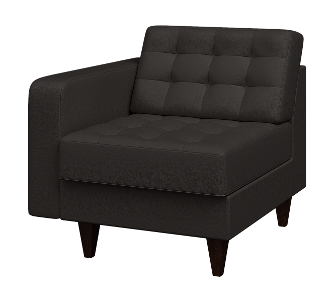 фото Секция 1-местная с правым подлокотником Космо Kos1R